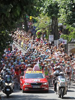 The tour of France in Luchon